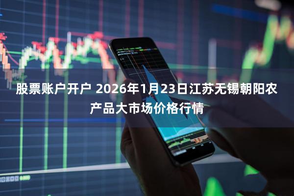 股票账户开户 2026年1月23日江苏无锡朝阳农产品大市场价格行情